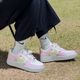 Nike (Nike) NikikeAir Force 1 Air Force One Pink White Four Hook AF1 Mode Frauenschuhe IB2574-600 IB3881-001 36