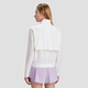 Descente WomenStudio-Serie leichte und atmungsaktive Hautmantel gewebtes Oberteil für Frauen wt-weiß s