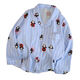 Lexi Beiluo Frühling und Herbst Dünne Wolke Baumwolle süßer Pyjamas Hauskleidung 826#Love Bow 170 m