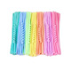 He Jiagong Macaron root twist stick bouquet handmade DIY material bag thickened encrypted colored hair strips children's hairband brand new flower upgrade 682-piece set + free suitcase