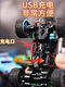 Zhouke 25 children's rc drift remote control car Bigfoot alloy mini remote control car car desktop ultra-small boy four Bluetooth second generation can drive RV Tesla black 1 hour mini remote control USB charging cable + high-end gift box