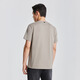 Lilanz cool kurzärmelige T-Shirt-Männer Antibakterielles Eis Silk T-Shirt Männer Sommer 25 neues Logo gedruckt rund Hals kurzes T-Shirt Herrenkleidung Leinen Brown (G5XTX3084Y) 25 Modelle XL 175/92a
