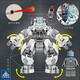 
Kaizhi 6635-38 The third universe is compatible with assembling mecha building blocks children's toys small particles male Kaizhi 6627 Lars sharp blade