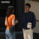 TomToc Crossbody Bag portátil de viaje portátil Mochila informal y liviana Bag de teléfono móvil Bag antirrobo Bag-On Bag T37 Negro 1.3L Viaje ligero