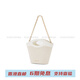 Calvin Klein Small CK CK Diamant Diamond Backet Sac Canvas Vegetable Panier de légumes One épaule Cossbodybag Hands Might Femme's Milky White White White Milky Milky Blanc Boîte idiote
