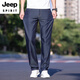 JEEP SPIRIT冰丝男士牛仔裤2025新款宽松直筒天丝长裤子男夏季款牛仔裤 9767#深蓝色薄*款 28 腰围2尺1