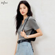 Eifli (eifini) Eifli breathable high-sensored sister-sensing polo collar sweater short-sleeved women's casual workplace commuting 2025 summer new style rock lime M 105-115Jin [Jin equals 0.5 kg]