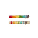 Xiangwan hair clips 2 pieces rainbow lucky crystal bangs clip simple forehead broken hair clip side one-word clip headdress