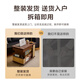 
Ruifan solid wood movable coffee table living room side sofa side cabinet small apartment lifting side table simple multi-function push cart
