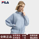 Fila Damens gewebte Jacke 2025 SOMMER NEU NEU LOOSS LOSS LOSS SOLD TROCK COOL KOOLED TOP BRENNA BLUE-LB S 160/80A