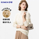 Lomon [100% lana] Pure Cardigan Ladies Lace Half Turtleneck Otoño e invierno Nuevo suéter de suéter de punto para mujeres para mujeres