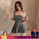 
Feimufeng condom ice silk suspender skirt pure desire pajamas women sexy women 2025 new summer style high-end and large [2 pieces] 6625 suspender skirt + 6656 classical cheongsam single size [suggested weight 80-120 Jin [Jin equals 0.5 kg]]