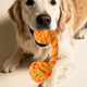 ZanChong Cotton Rope Big Dumbbell Dog Toy Bite-Resistant Teething Ball Pet Puppy Toy Puppy Toy To Relieve Boredom By Yourself