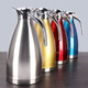 304 stainless steel thermos vacuum thermos bottle household thermos bottle large capacity insulation kettle thermos bottle cold water kettle [no boiling water] 2000ML streamer silver