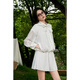 
JORYA weekend 24 summer new romantic bud tie-length sports hooded waist-hugging loose jacket EJWEBQ70 white - coat S