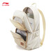 
Li Ning backpack for men and women the same style 25 new sports life series retro fashion versatile casual backpack ABSV393 egg custard ash-sukaki-rock white ash-3 F