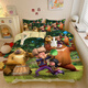 Disney (Disney) All-Cotton Cartoon Bear Haunted dreiteils Set Studenten