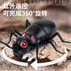 QISEN electric toy remote control ant simulation machine that can walk 2-4 year old boys, babies and girls can crawl children's gifts Classic version - remote control ladybug red model 9922+ snail upgraded version with another 24 electronics