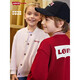 LEVI S Children's Jacket Autumn Reversible Windproof Baseball Jacket for Boys and Girls Herbal Red