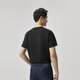 Jinba Men's Clothing (K-Boxing) Cotton Light Round Neck Casual Simple Solid Color Versatile Short Sleeve T-Shirt Men's BTCT1301 Black S