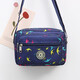 All-Match-bedruckte Mini-Tasche Leichte Stoffbeutel für Frauen 2025 NEUER HAND HLENDE MENTER ART MUTTER BAG CROSSBODY SABE Schwarz