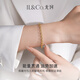 IL&CO Youke Citrine Bracelet Women's S925 Silver Color Gemstone Bracelet Chinese Valentine's Day Gift for Women