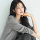 伊芙丽桑蚕丝羊毛韩系披肩宽松减龄少女感针织衫女2025秋季新款 灰色 L