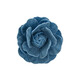 Quamer7do Denim Camellia Brosche für Frauenpullover Corseage Pin koreanische Haarnadel -Pferdeschwanz -Chuck -Kopfschmuck tut nicht weh tun