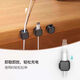 Clcey Magnetic Cable Controller Desktop-Auto-Datenkabelspeicher und Sortieren von Mobiltelefonladungskabelklemme Feste Schnappscheider-Upgraded Black 6-Pack Starke magnetische Öffnung und Schließung makellos