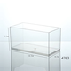 Yonghuan Other Storage Boxes Flat Length 40cm Width 15cm Square Dish Tray Transparent Acrylic Kitchen Rectangular Drawer 4877. Side U Transparent Basket - Medium Length 1 PT High Transparent