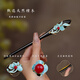 Huatiancuo lotus sandalwood hairpin new Chinese style cool feeling niche blue Xiuhe cheongsam headdress national style hairpin bun hair national color heavenly fragrance floating fragrance one free <Back to the boat in the evening>