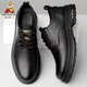 Scarecrow (MEXICAN) brand broken code 2025 new men's shoes genuine leather business formal leather shoes men's wear-resistant casual shoes soft-soled shoes 9366 black 40
