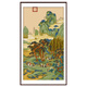 春天十字绣中式经典名画仇英明皇幸蜀图竖版十字绣客厅手工自己绣新款线绣 生态棉三股绣/6627幸蜀图仇英版