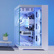 SAMA Q96 white desktop game computer fish tank dual compartment sea view homeowner case double-sided tempered glass/back-mounted motherboard/maximum E-ATX/360 water cooling/10 fan positions