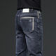 Cool Jeans's Men's Ship Straight 2025 Новые бизнес-эластичные повседневные брюки Весна и осенние износостойкие громкие брюки 9930 Черные и серые 31