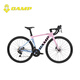 Camp (Camp) SR3 Disc Brems -Version Fahrrad Carbonfasergabel Leichtes Aluminiumlegierung Sport Shuntai Integriertes Ölscheiben -Straßenrad Weiß und Blau 22 Geschwindigkeit 460 Yards 700c