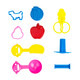 Deli 24-Farben Plastikine handgefertigtes DIY-Spielzeug farbiger Ton Set Ultraleicher Tonraum Sand Sandfarbe Clay Kinderschule Abschluss Schreibzeiten Geburtstagsgeschenk Rosa