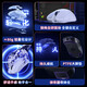 Wolf Spider (AULA) gaming mouse wired mouse for gaming, macro programming mouse, cool backlight effect, wireless Bluetooth three-mode optional, universal for home office computers and desktops, white, wireless Bluetooth three-mode + stickers