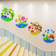 幼儿园春夏秋冬环创主题墙布置材料3d立体墙贴画楼梯文化墙面装饰 3519 A款春 0cm*0cm