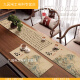XMSJ hochwertige Tausend Meilen Jiangshan Tu Tisch Flagge Teepad Chinesisch Zen Diatom Schlamm Wasserabsorbierer Tee Tischpolster Langer Tischtuch Tee Tisch Stärken Meditation-Ng-12048 Stärken 25*50 cm kleine Teepolster