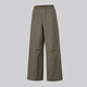 Lululemon 丨 Crinkle Nylon Frauen plissierte Nylon Lose Overalls LW5HUQA Deep Khaki S