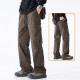 Pantalones casuales europeos y americanos de Charlotte para hombres en verano delgada solta 2025 Marca de moda NUEVA PANTANDES DE CARGA ENTERA AUTALES 9857B NEGRO [Summer delgado] XL 120Jin [Jin iguala 0.5 kg] -135Jin [Jin equivale a 0.5 kg]