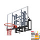Jiating de la pared Madrina de los niños de la pared El marco de baloncesto de baloncesto de baloncesto al aire libre Modelo de actualización de canasta interior de la canasta de interior Presa de la mano Rebound anillo sólido 12185