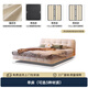 Disney Suspended Bed Crem Cat Fleece Tissu 1,8m 2m Double lit Yunduo Puff Simple Master Bed 671 # lit simple (3 matériaux disponibles) 1,5 * 2,0 m [10 cm de lit silencieux]