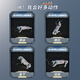 RWTW TOYS Internet Celebrity Programming AI Intelligence artificielle Mécanique chien électrique télécommande Car Enfants Robot Toy Boy Boy Aurora White [AI Intelligence artificielle Programmation Robot Dog] Charge unique [Batchy Lithium Battery X1] Envoyer l'enseignement