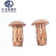 Mo Peng copper rivet copper sign rivet GB827 knurled nameplate solid semi-circular head large head rivet 4*8 (one Jin [Jin equals 0.5 kg] about 1098 pieces) aluminum material