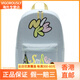 Nike [Bolso personalizado] Lindo estampado de dibujos animados lindos con cremallera de moda de moda y tela de cierre Flores y serpientes frescas