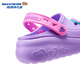 Skechers Girls' Slip-On Crocs Fashionable Outerwear Lightweight Hydrophobic Home Non-Slip Casual Light Beach Shoes Lavender/LAV 27.5