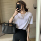 Adidas à manches courtes en 2025 Été imprimé à moitié à manches à manches en coton T-shirt blanc à la mode IP3878 / Coton XS 75-85Jin [Jin est égal à 0,5 kg]