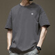 
Trendy American short-sleeved T-shirt for men in summer pure cotton round neck versatile casual 2025 new fashion brand loose Hong Kong style T-shirt white-1365 short-sleeved-100 pure cotton S [suggested 80-110Jin [Jin equals 0.5 kg]]